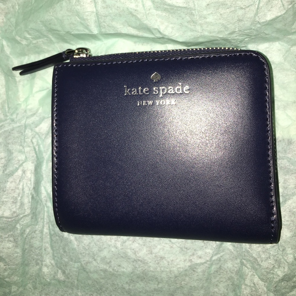 Brand new dark blue Kate Spade wallet